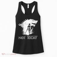 Not Today Arya Wolf Women's Tank Top thumb 0
