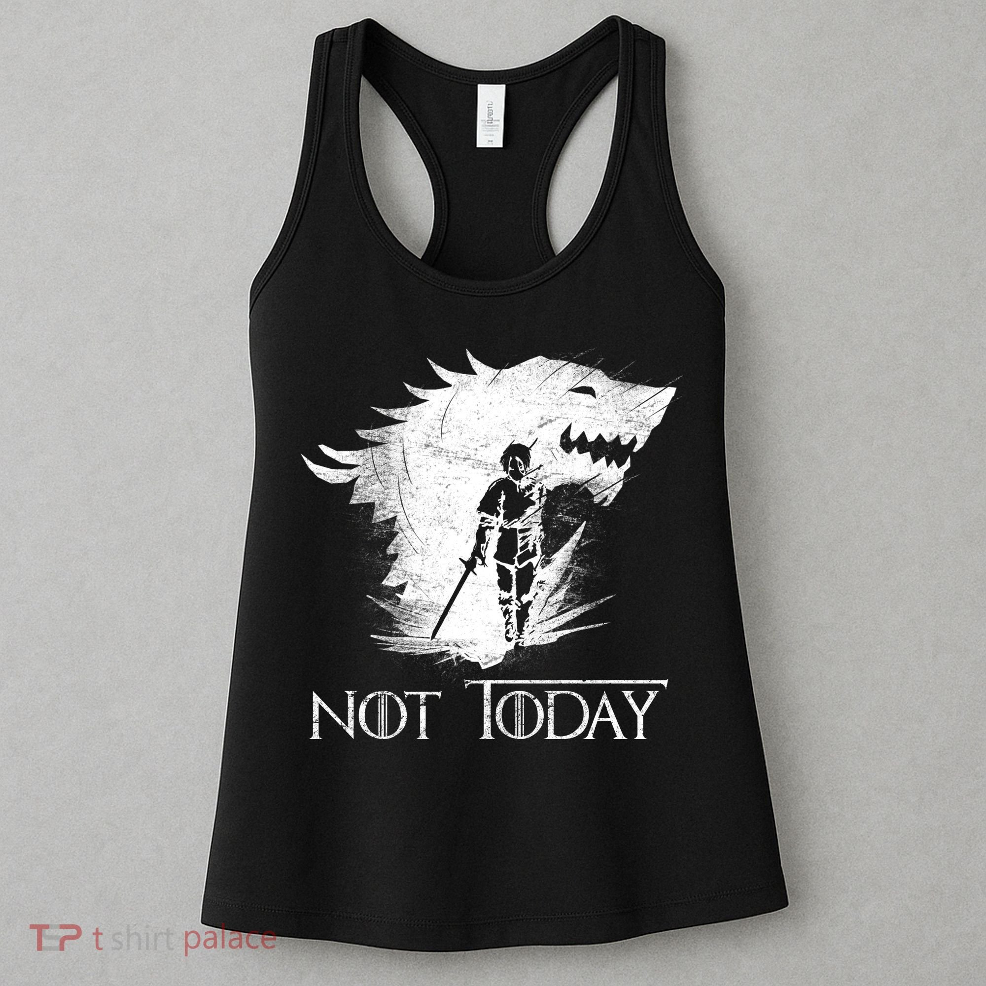 Not Today Arya Wolf Women's Tank Top