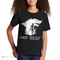 Not Today Arya Wolf Kids T-Shirt thumb 2