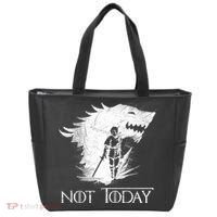 Not Today Arya Wolf Tote Bag thumb 0