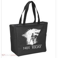 Not Today Arya Wolf Tote Bag thumb 2