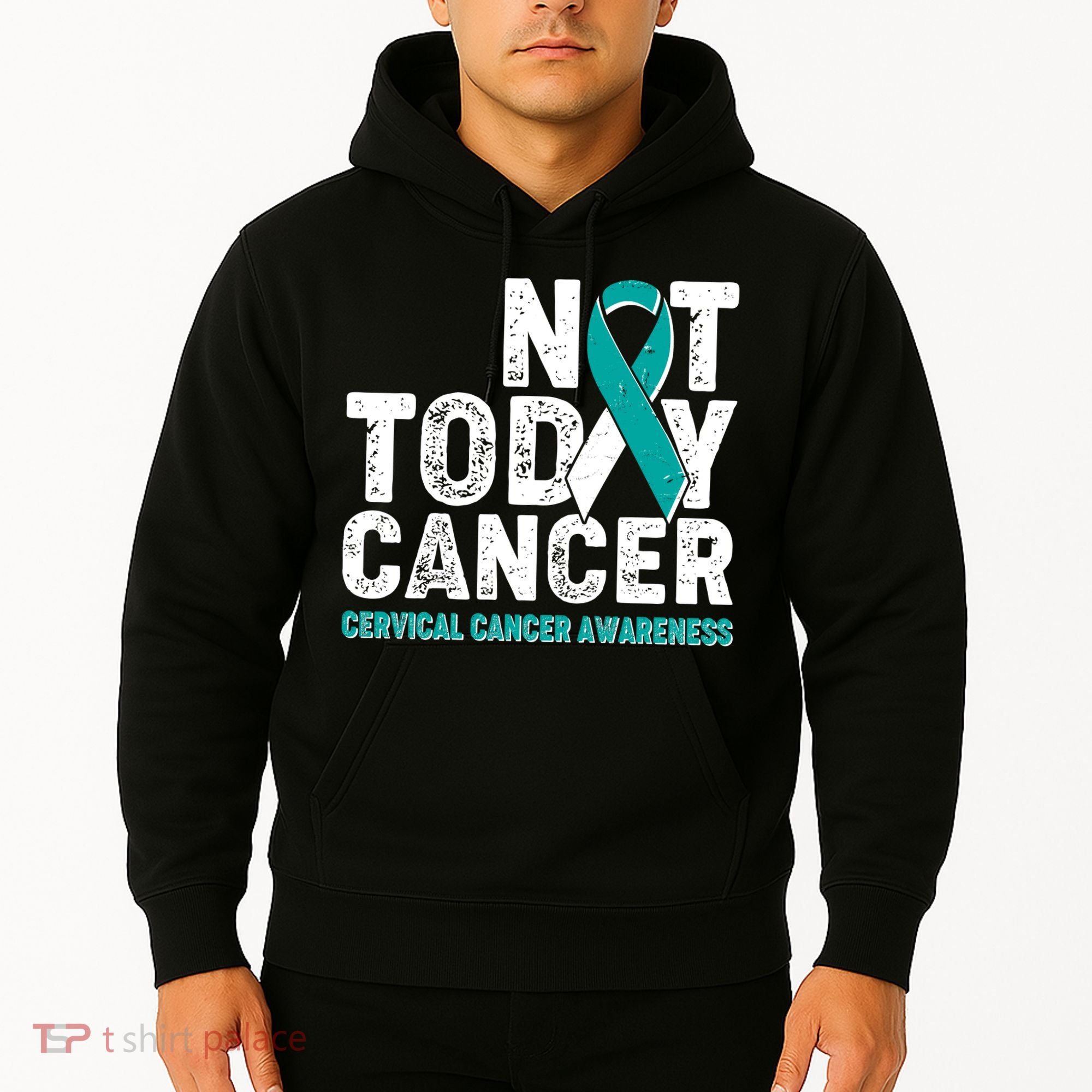 Not Today Cancer Cervical Cancer Awareness Hoodie