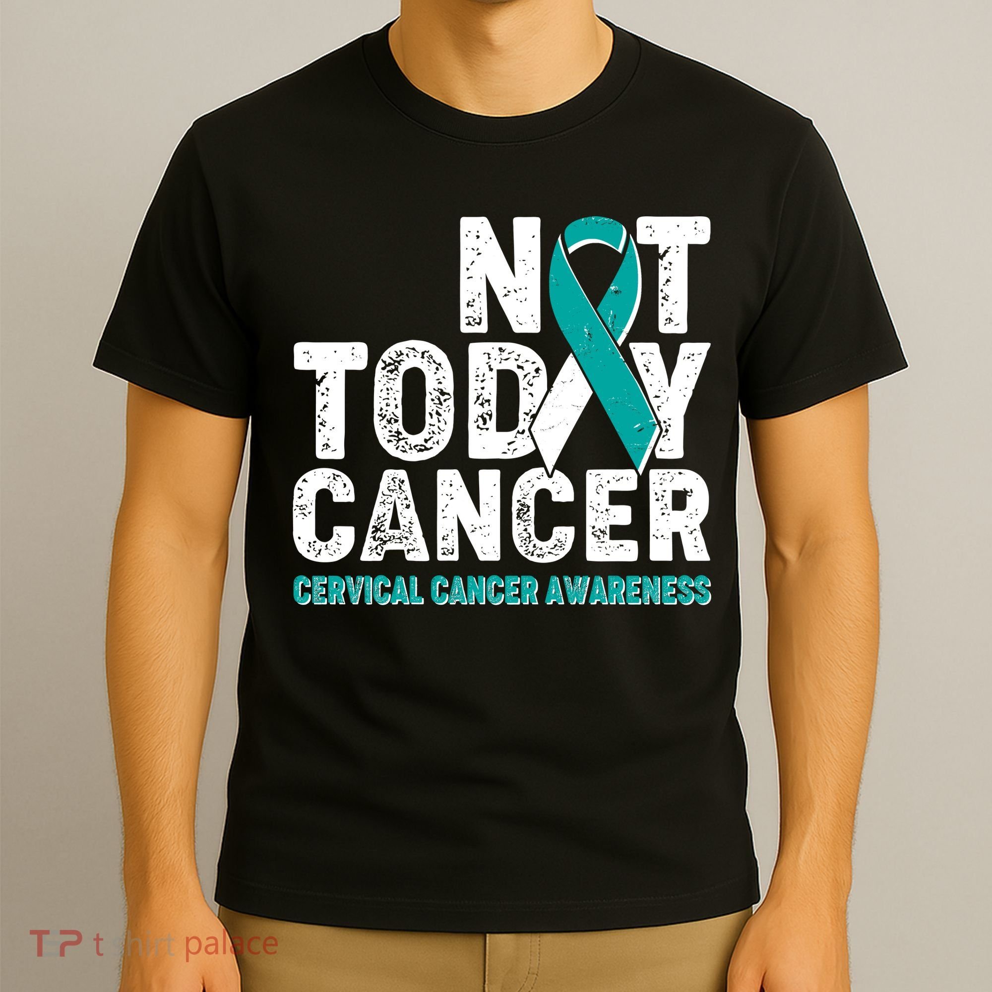 Not Today Cancer Cervical Cancer Awareness T-Shirt