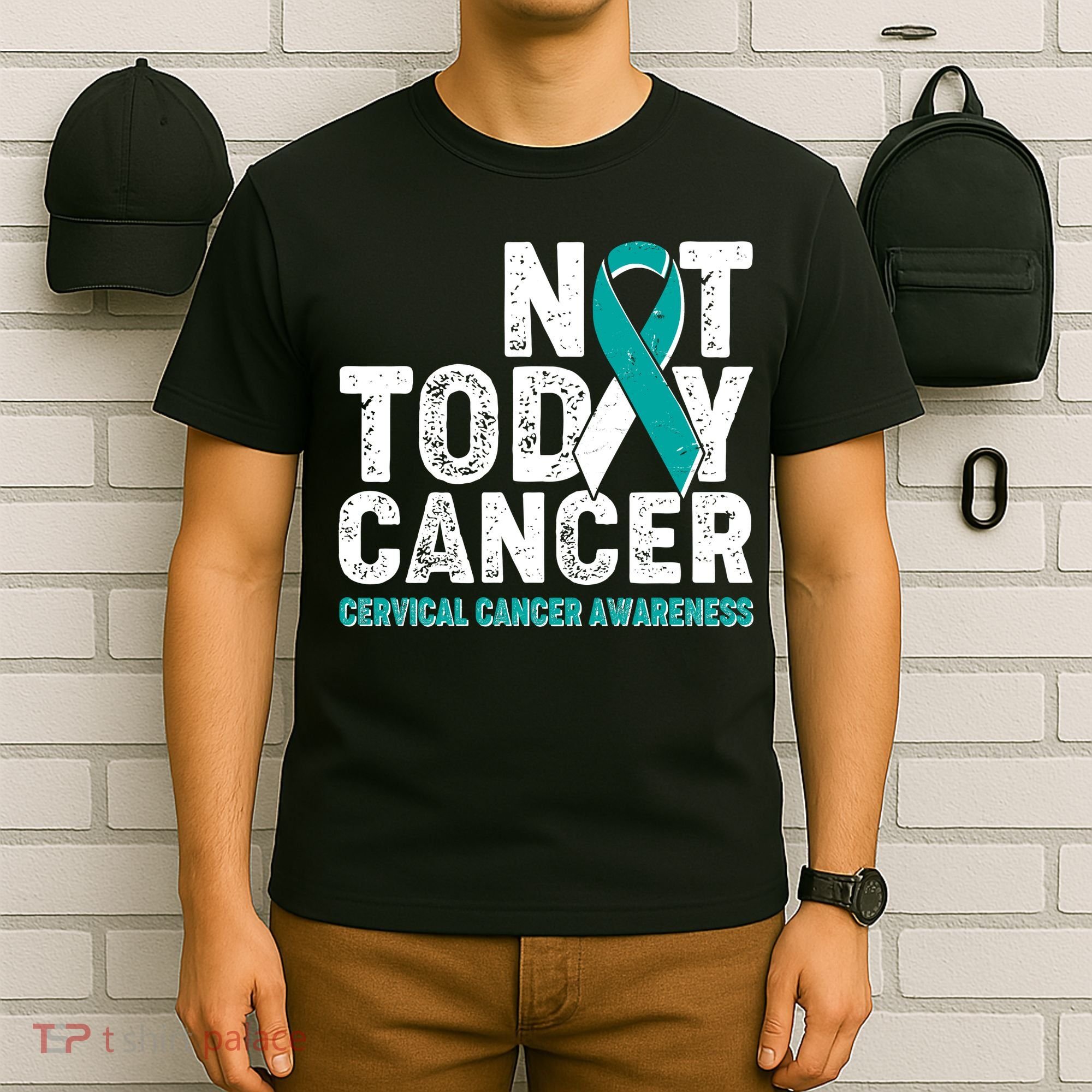 Not Today Cancer Cervical Cancer Awareness T-Shirt
