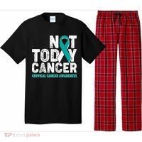 Not Today Cancer Cervical Cancer Awareness Pajama Set thumb 0
