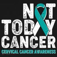 Not Today Cancer Cervical Cancer Awareness Pajama Set thumb 2