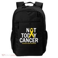 Not Today Cancer Childhood Awareness Backpack thumb 0