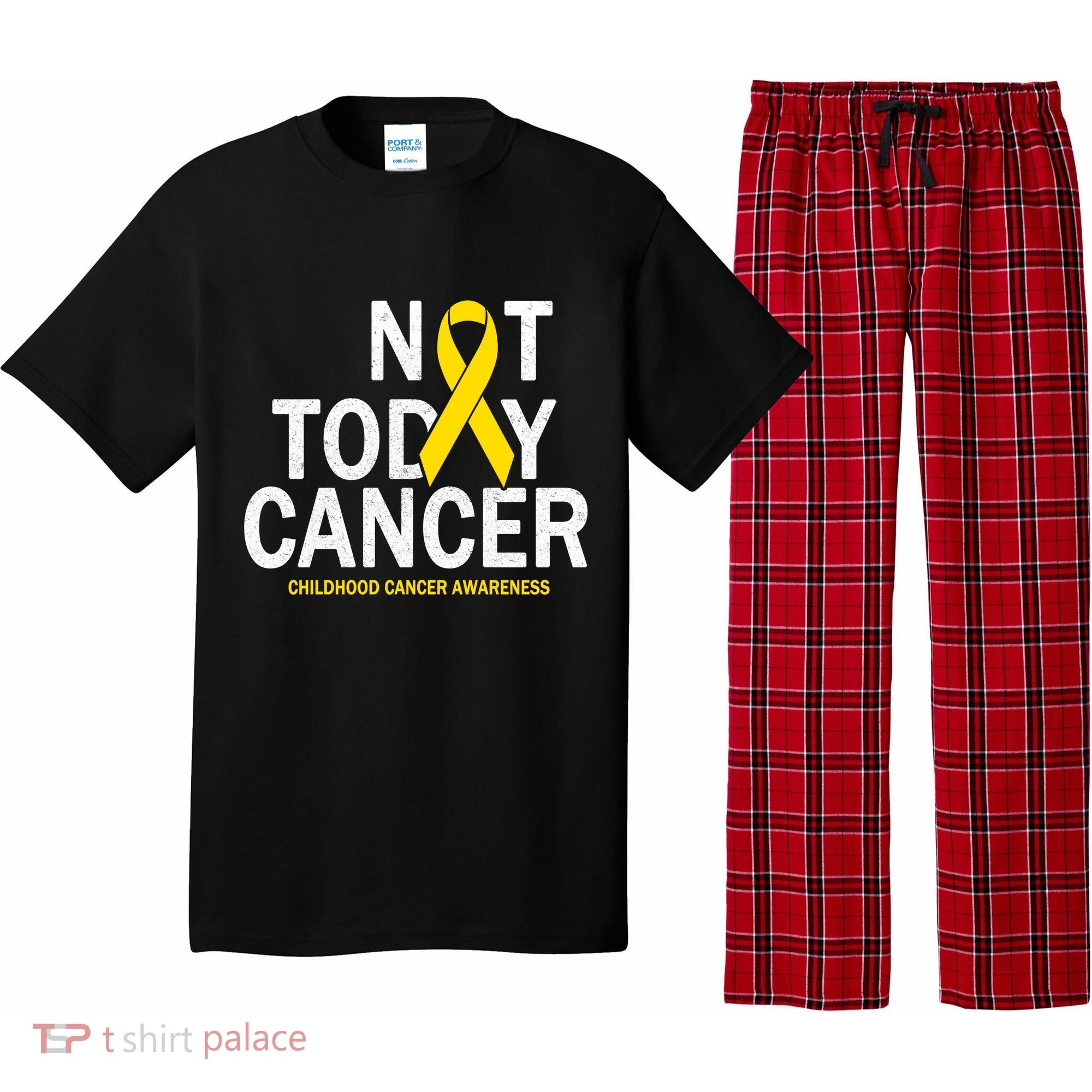 Not Today Cancer Childhood Awareness Pajama Set