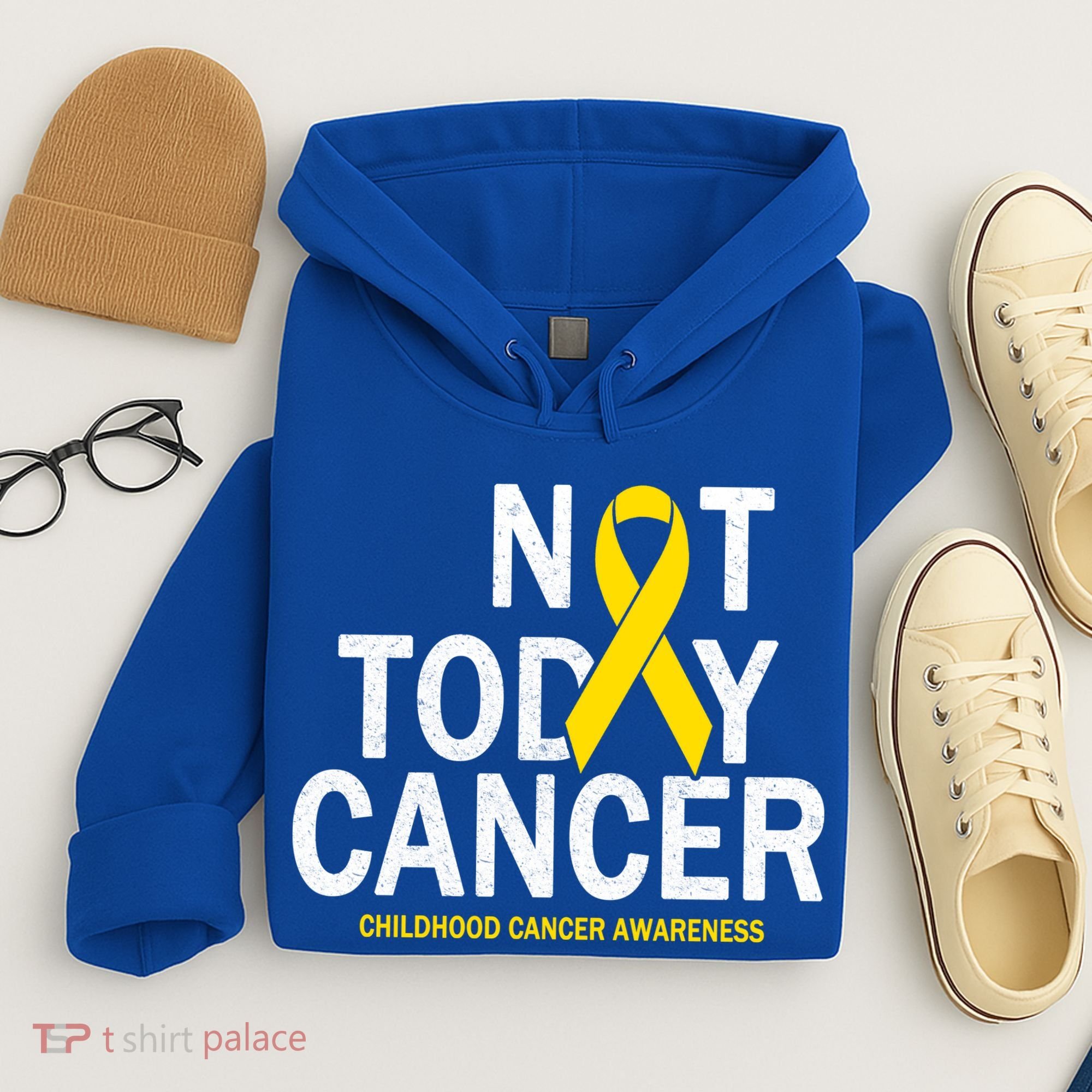 Not Today Cancer Childhood Awareness Hoodie