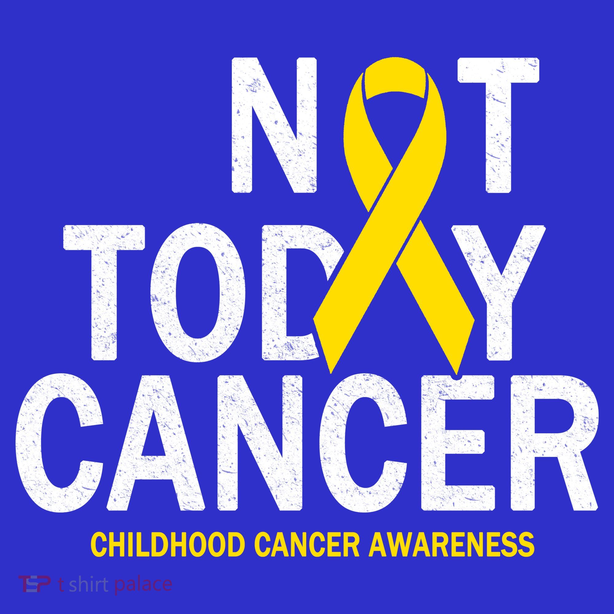 Not Today Cancer Childhood Awareness Long Sleeve Shirt