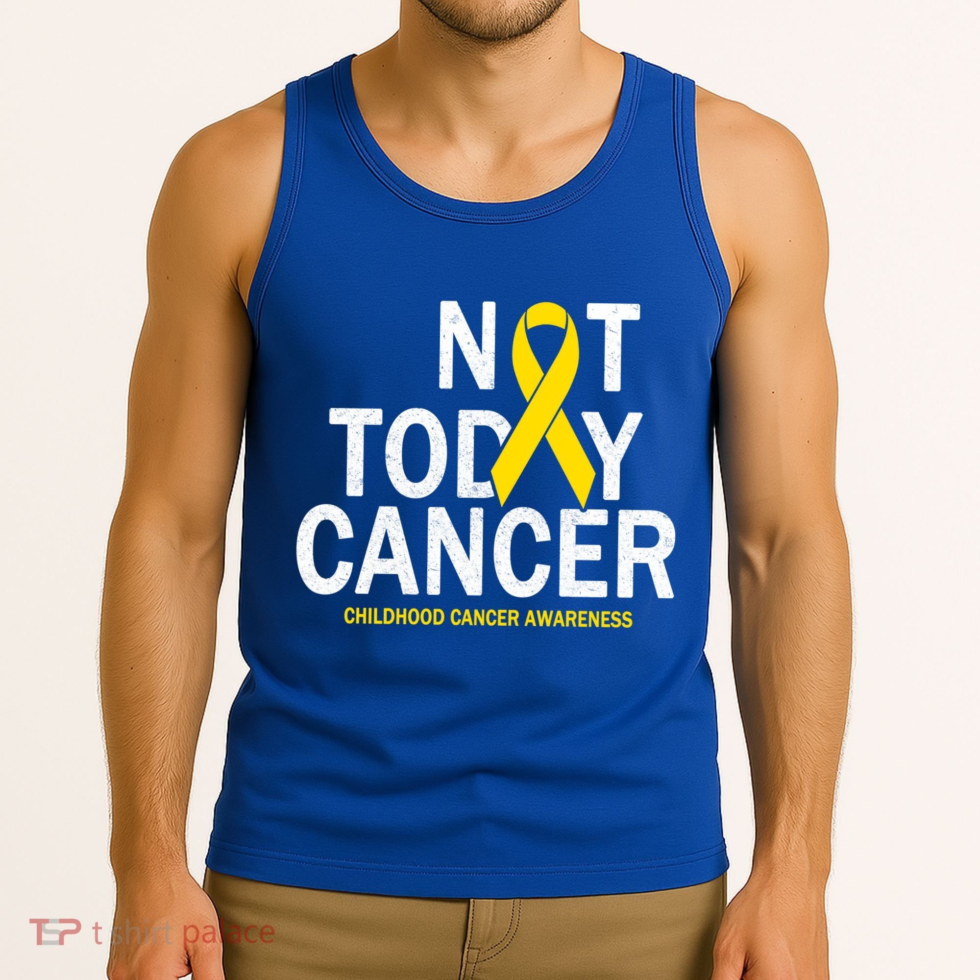 Not Today Cancer Childhood Awareness Tank Top