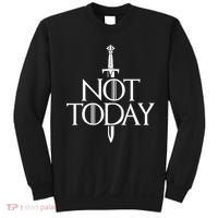  Not Today God Of Death Sweatshirt thumb 0