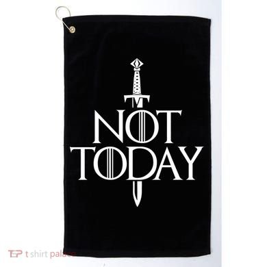  Not Today God Of Death Golf Towel