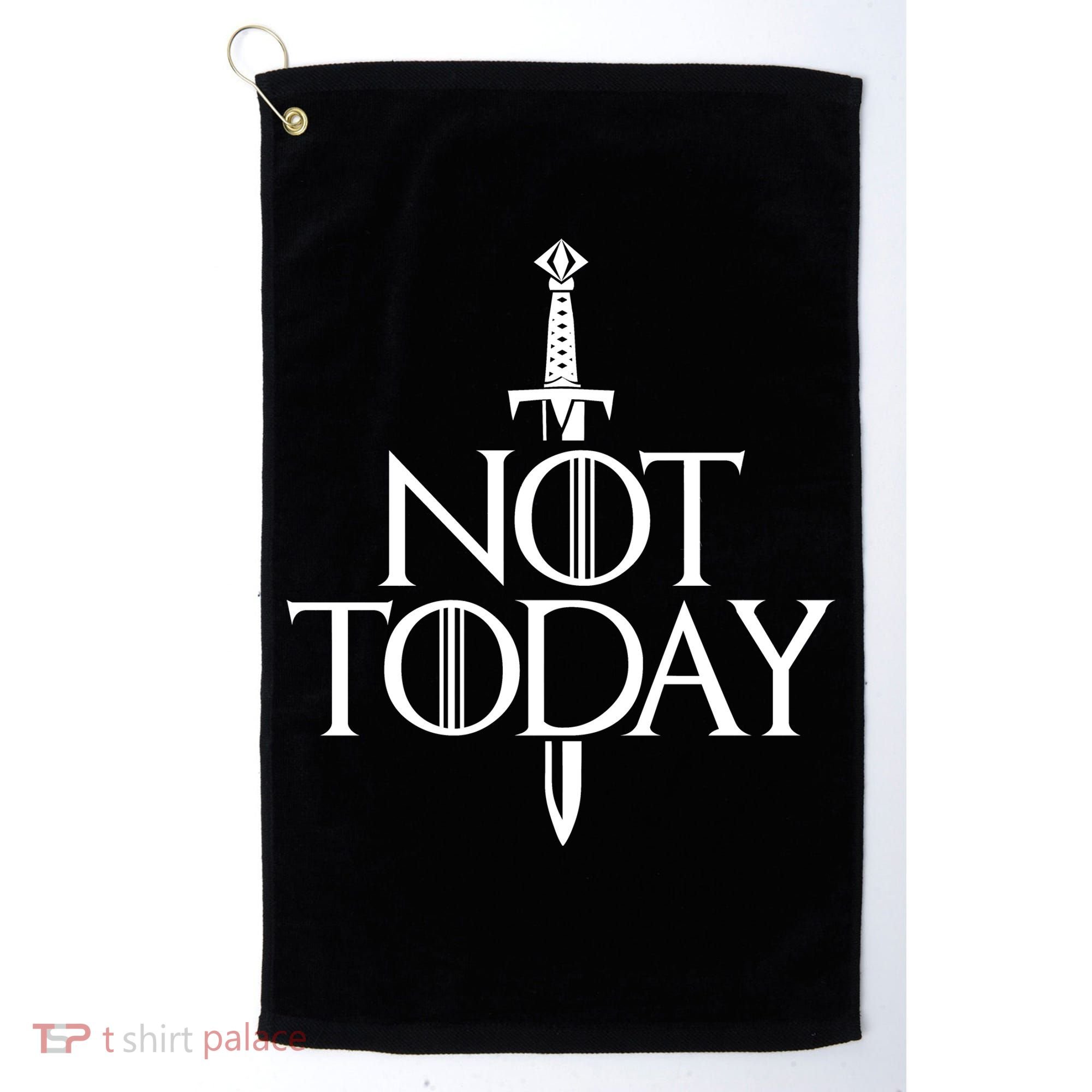  Not Today God Of Death Golf Towel