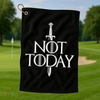  Not Today God Of Death Golf Towel thumb 1