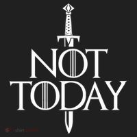  Not Today God Of Death Golf Towel thumb 3