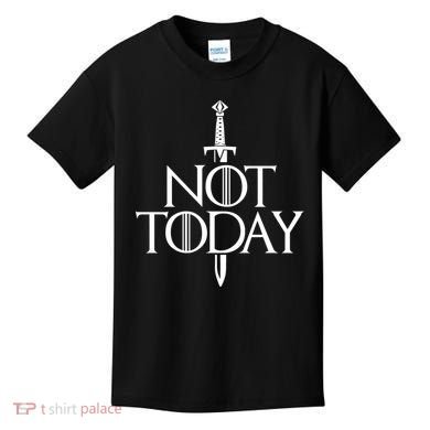  Not Today God Of Death Kids T-Shirt