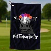 Not Today Heifer Golf Towel thumb 1