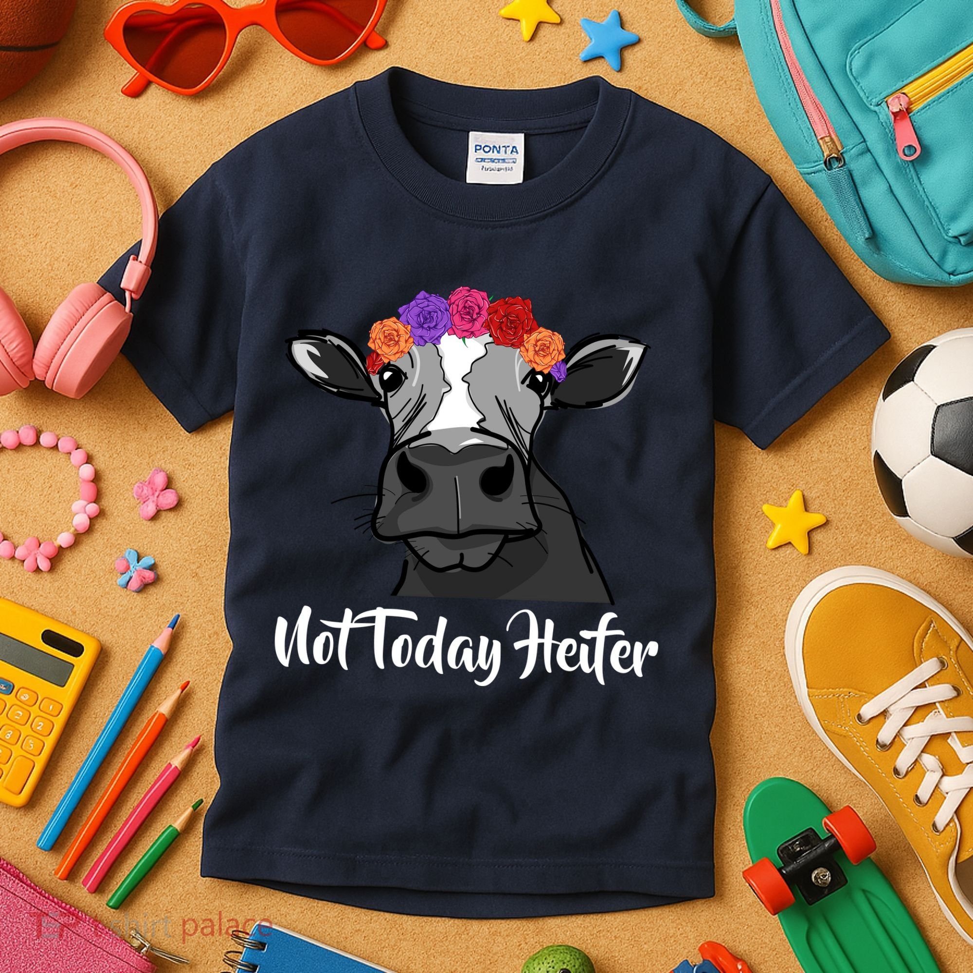 Not Today Heifer Kids T-Shirt