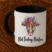 Not Today Heifer Funny Coffee Mug thumb 2