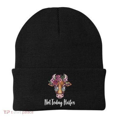 Not Today Heifer Funny Beanie