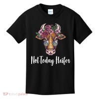 Not Today Heifer Funny Kids T-Shirt thumb 0