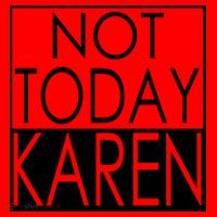 Not Today Karen Santa Hat thumb 1