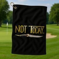 Not Today Limited Edition Golf Towel thumb 1