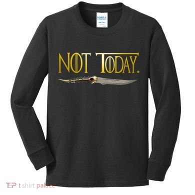 Not Today Limited Edition Kids Long Sleeve Shirt