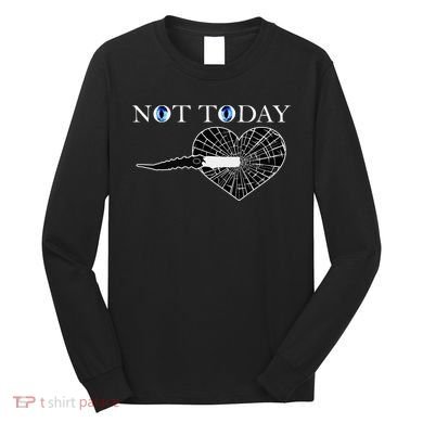 Not Today Night King Slayer Long Sleeve Shirt