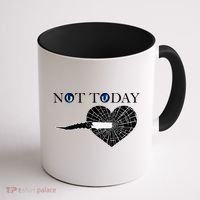 Not Today Night King Slayer Coffee Mug thumb 1