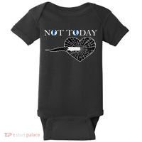 Not Today Night King Slayer Baby Bodysuit thumb 0