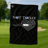 Not Today Night King Slayer Golf Towel thumb 1