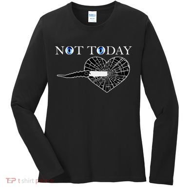 Not Today Night King Slayer Women's Long Sleeve Shirt