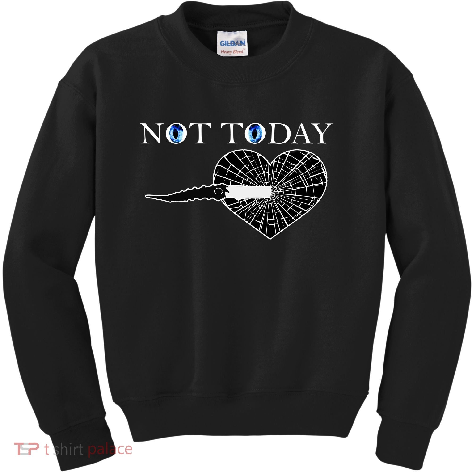 Not Today Night King Slayer Kids Sweatshirt