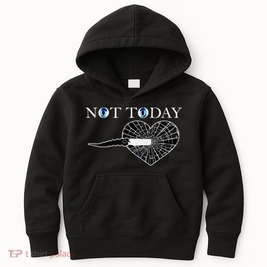 Not Today Night King Slayer Kids Hoodie