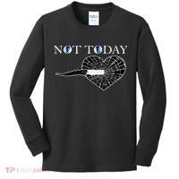 Not Today Night King Slayer Kids Long Sleeve Shirt thumb 0