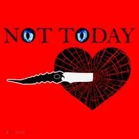 Not Today Night King Slayer Santa Hat thumb 1
