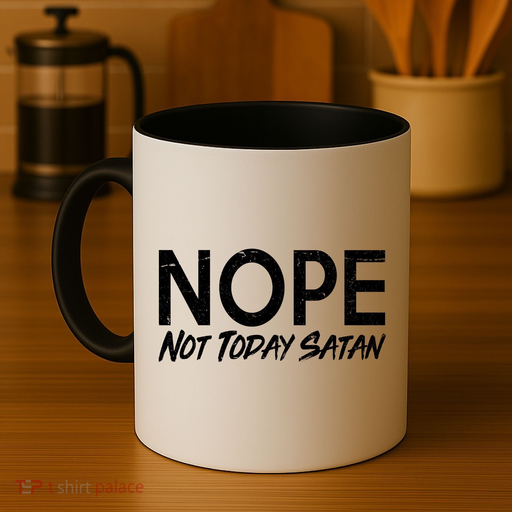 Not Today Satan Coffee Mug