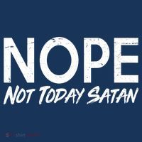 Not Today Satan Doggie Tank thumb 4