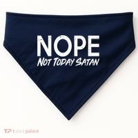 Not Today Satan USA-Made Doggie Bandana thumb 0