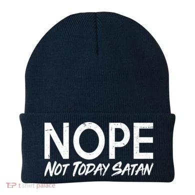 Not Today Satan Beanie