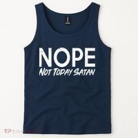 Not Today Satan Tank Top thumb 2