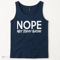 Not Today Satan Tank Top thumb 2