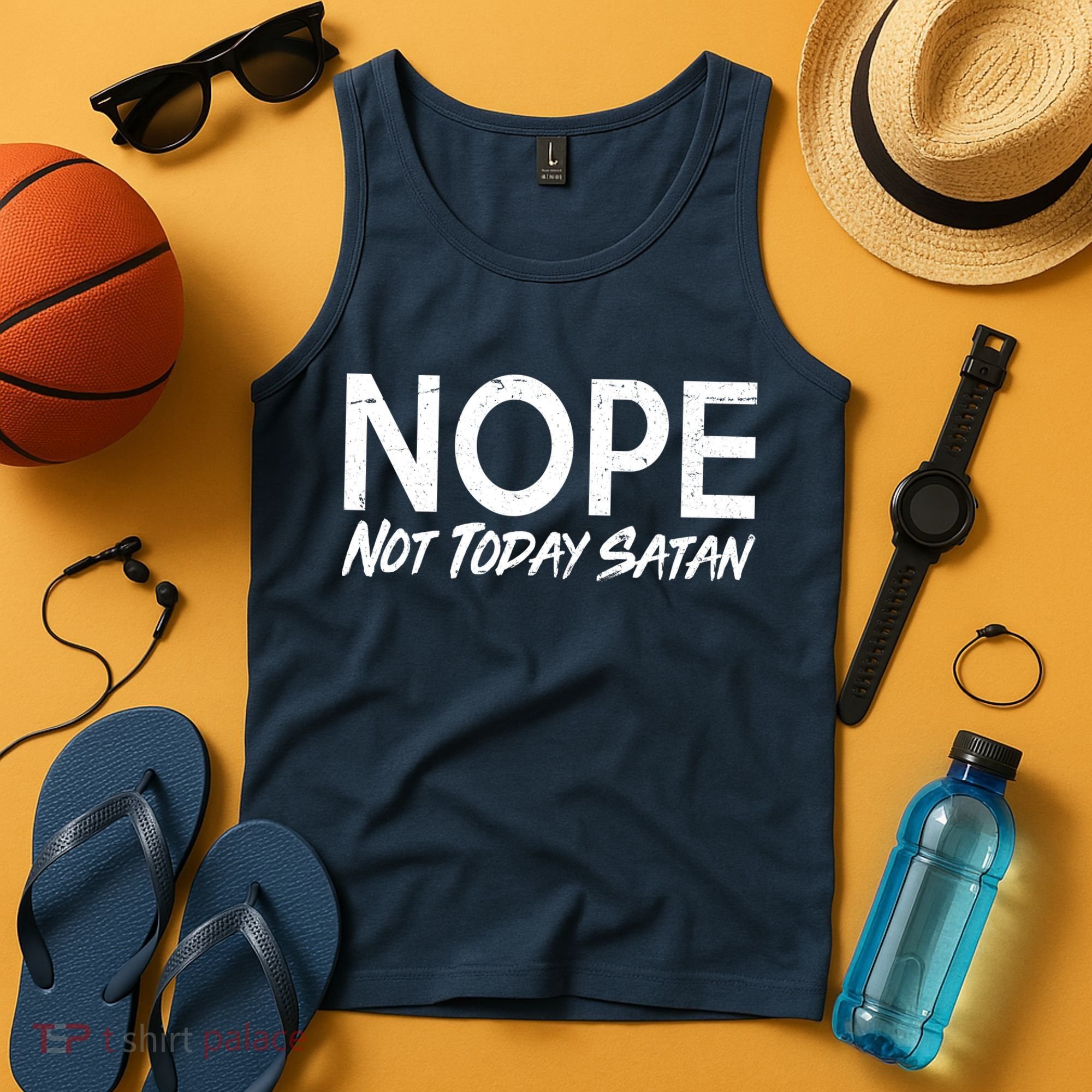 Not Today Satan Tank Top