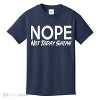 Not Today Satan Kids T-Shirt thumb 0