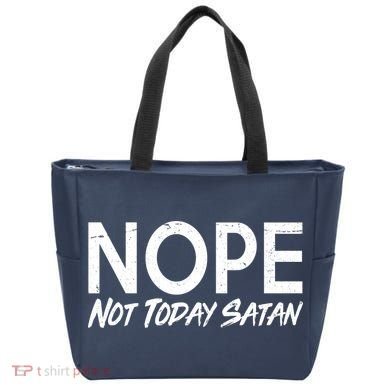 Not Today Satan Tote Bag