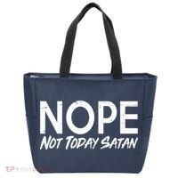 Not Today Satan Tote Bag thumb 0