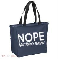 Not Today Satan Tote Bag thumb 2