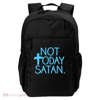 Not Today Satan Jesus Cross Backpack